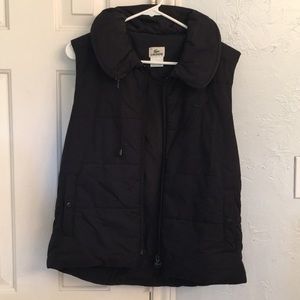 Lacoste Black Puffer Vest